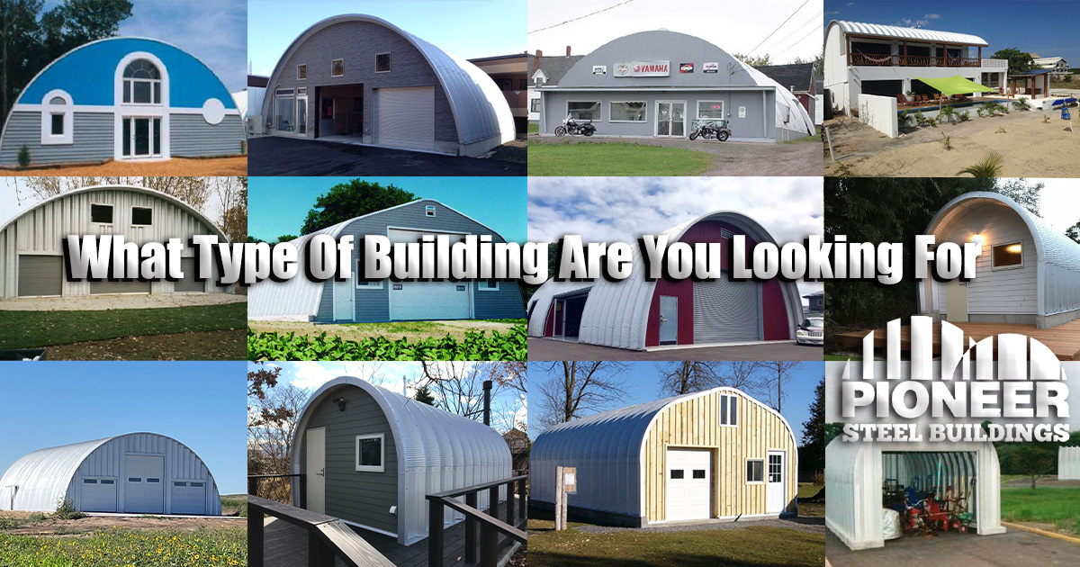 Different types of Pioneer Steel Buildings